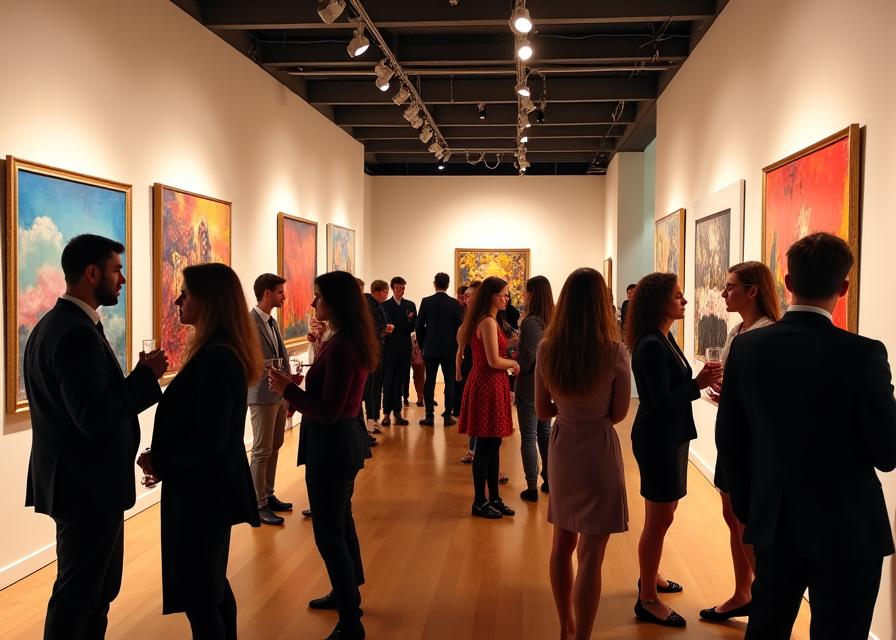 Vernissage exposition d'art